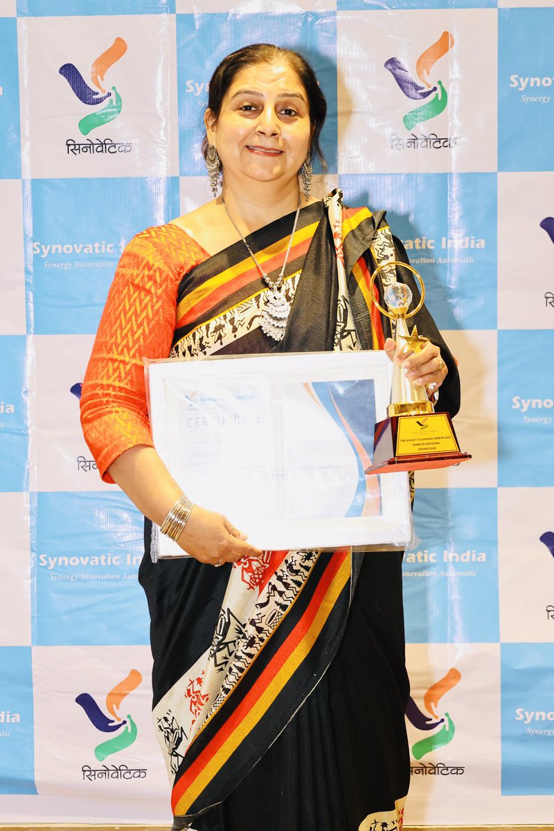 Synovatic's tweet image. Congratulations to all the winners for your outstanding performance this year at Synovatic India!🎉
✨
#TeamSynovatic #AnnualDay2025 #PerformanceRecognition #Leadership #Gratitude #PharmaMachinery #TeamExcellence #SynovaticIndia