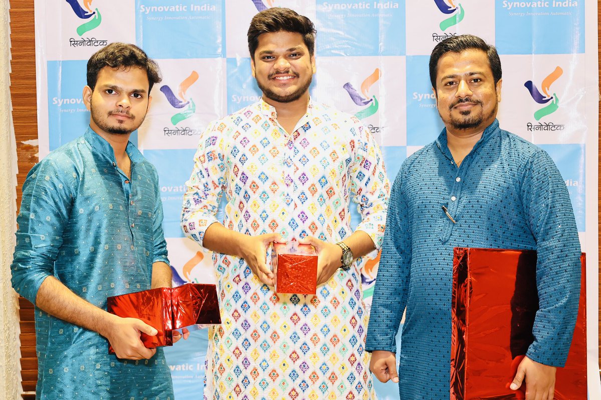 Synovatic's tweet image. Congratulations to all the winners for your outstanding performance this year at Synovatic India!🎉
Here’s to more milestones, more achievements, and more celebrations ahead!✨
#TeamSynovatic #AnnualDay2025 #PerformanceRecognition #PharmaMachinery #TeamExcellence #SynovaticIndia