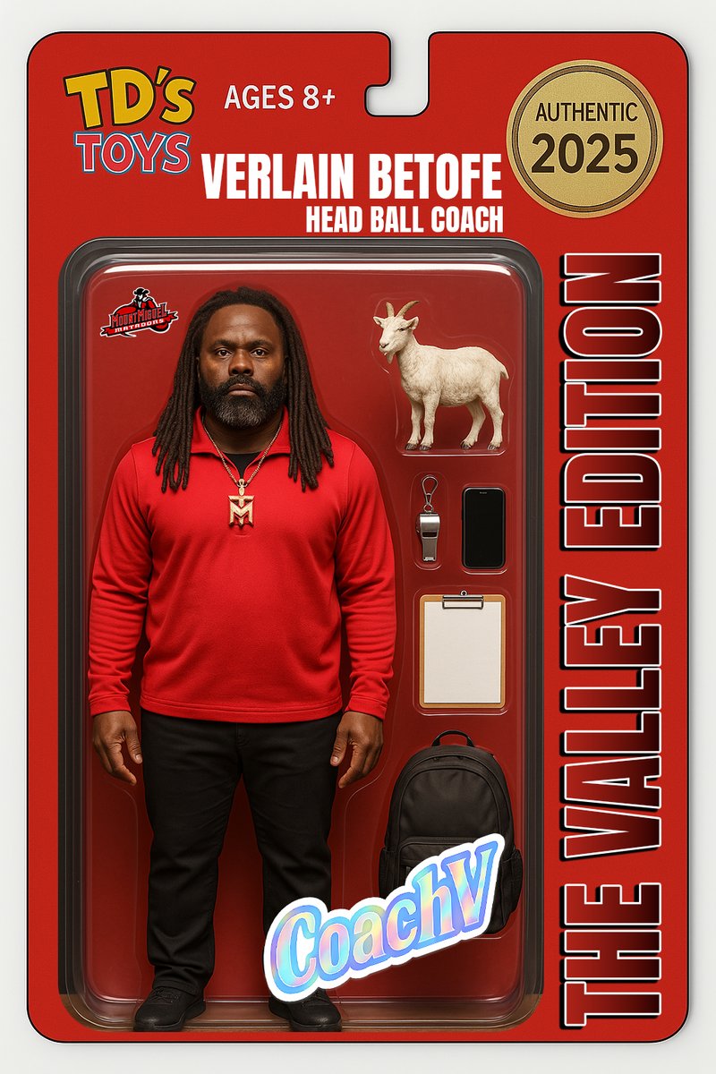 TopDAWG (@originaltopdawg) on Twitter photo 🔥 Action figure mode: UNLOCKED 🔥🚨
Verlain "Coach V" Betofe is now officially a collectible 💪🏽G.O.A.T
Who wants one of these on their shelf?! 🏈💥
📦 <a href="/CoachVMAKASI/">Verlain Betofe</a> 🏈 <a href="/MountMiguelFB/">Mount Miguel Football</a>
#MtMiguelMatadors #TDsToys #TeamMakasi #TheValley 🔥 Action figure mode: UNLOCKED 🔥🚨
Verlain "Coach V" Betofe is now officially a collectible 💪🏽G.O.A.T
Who wants one of these on their shelf?! 🏈💥
📦 <a href="/CoachVMAKASI/">Verlain Betofe</a> 🏈 <a href="/MountMiguelFB/">Mount Miguel Football</a>
#MtMiguelMatadors #TDsToys #TeamMakasi #TheValley