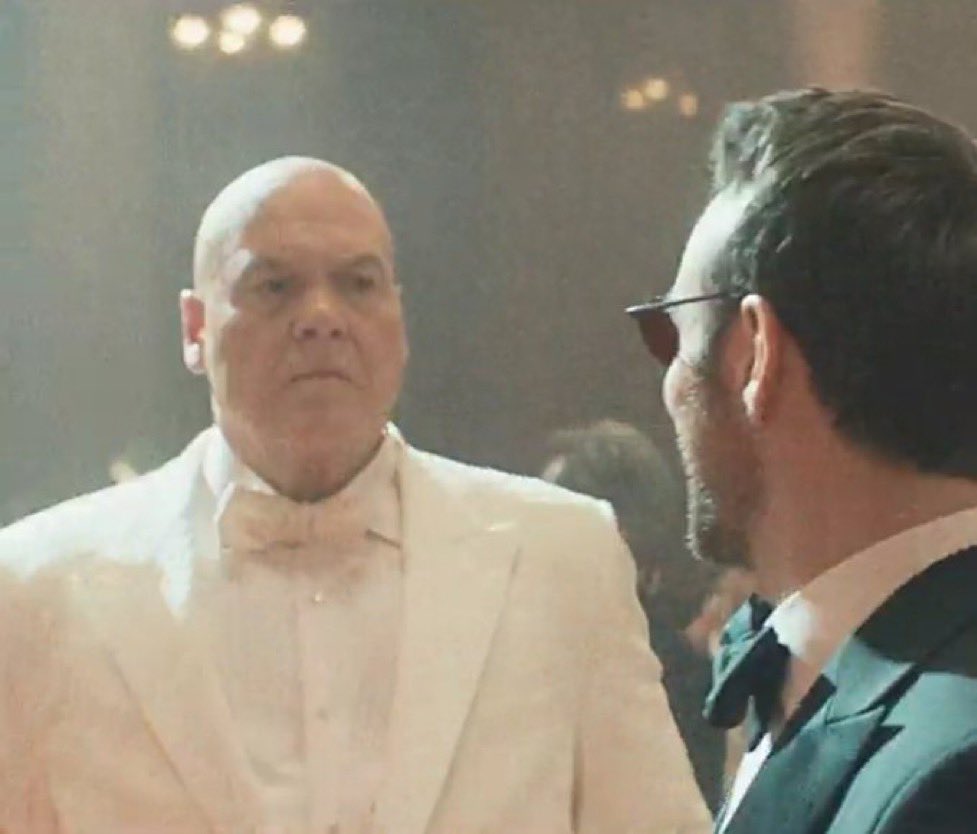 krippledguy's tweet image. Honestly, the way Born Again approaches comedy is what the MCU should do from now on. More subtle visual gags or quicker less obnoxious jokes that are actually funny and don’t take you out of the experience. Like this is genuinely one of the funniest shots in the MCU lmao.