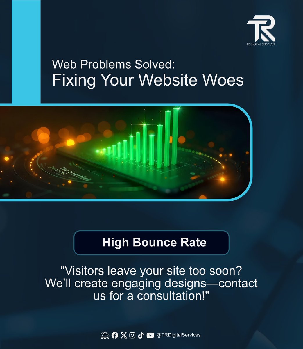 TRDigitalSrvcs's tweet image. People are visiting your site—but they’re leaving fast. Why? 😬
We help you turn “click and leave” into “click and explore.”
📖 Read Here : trdigitalservices.com/blogs/visitors…
📞 Fix it with us → trdigitalservices.com/contact/
#WebsiteTips #WebOptimization #TRDigitalServices