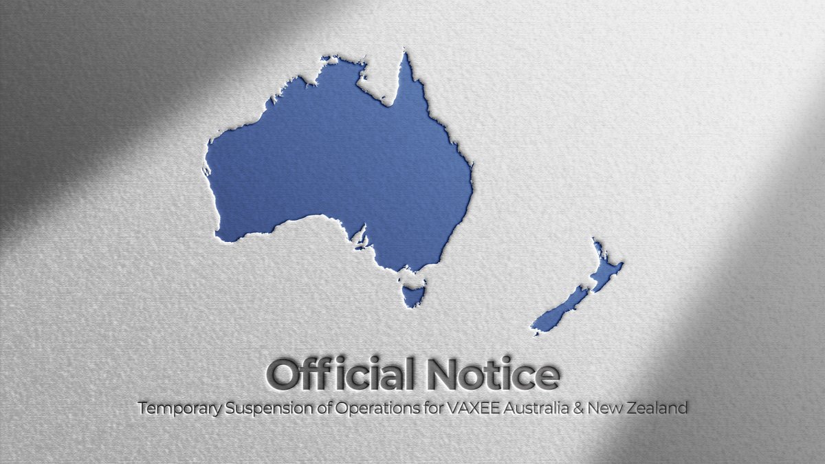 vaxee_corp's tweet photo. Official Notice: Temporary Suspension of Operations for VAXEE Australia & New Zealand

The VAXEE Australia & New Zealand store has been in operation for over a year now. We are deeply grateful to our friends in the region for supporting our products, even though logistics are not as convenient and shipping costs are higher. However, due to operational changes and adjustments, we regret to inform our customers in Australia & New Zealand that we will temporarily suspend operations on April 16, and the website will be closed at 12:00 PM (AEST) on April 30.

Regarding orders, the final cutoff time will be 11:59 PM (AEST) on April 15, and the last shipments will be processed on April 16. As for after-sales and repair services, they will be directly handled by our headquarters in Taipei. If you require after-sales service, please contact us through VAXEE's official social media channels (Facebook, X).

At the same time, due to the temporary suspension of operations, the Pure Sakura series mousepads and the PE-K GEh version mousepads, which were scheduled for release this month, will not be available for sale at the Australia & New Zealand

Finally, we would like to express our sincere gratitude to our friends in Australia & New Zealand for your support during this time. We will continue to actively seek possible opportunities and look forward to serving our customers in the region again in the future.