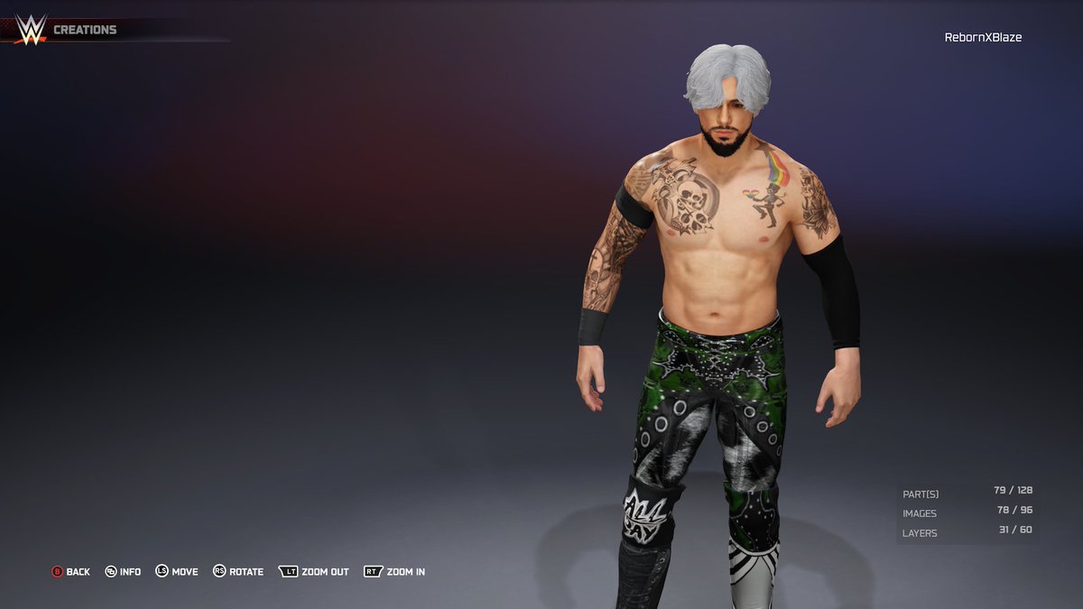 New game new look and new tattoos:)