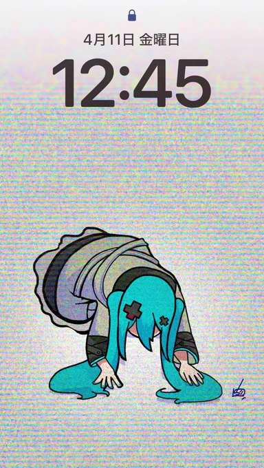 壁紙にしてみた 