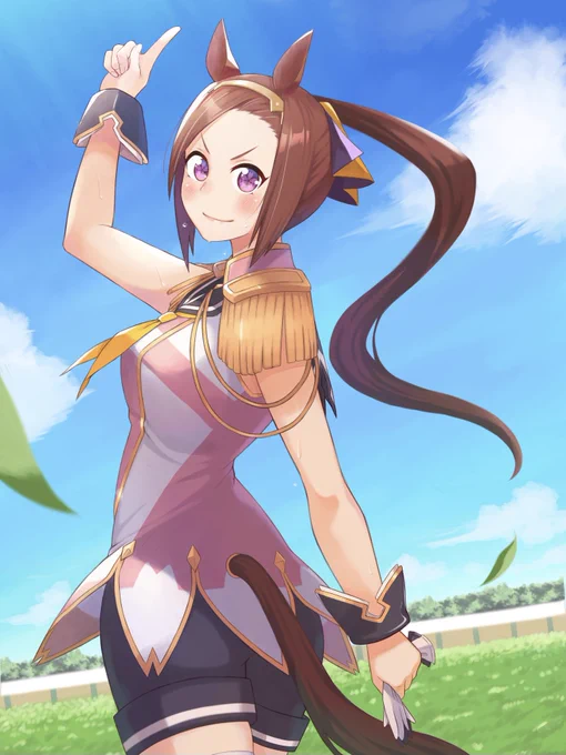 昨日の投稿へのいいね&amp;リツイートありがとうございます! ウマ娘だと他にコパノリッキーやサクラバクシンオー、ウイニングチケットたちを描いてます! 特にチケゾーは可愛くて好きなので、次はチケゾーか、どうするか… #ウマ娘ファンアート