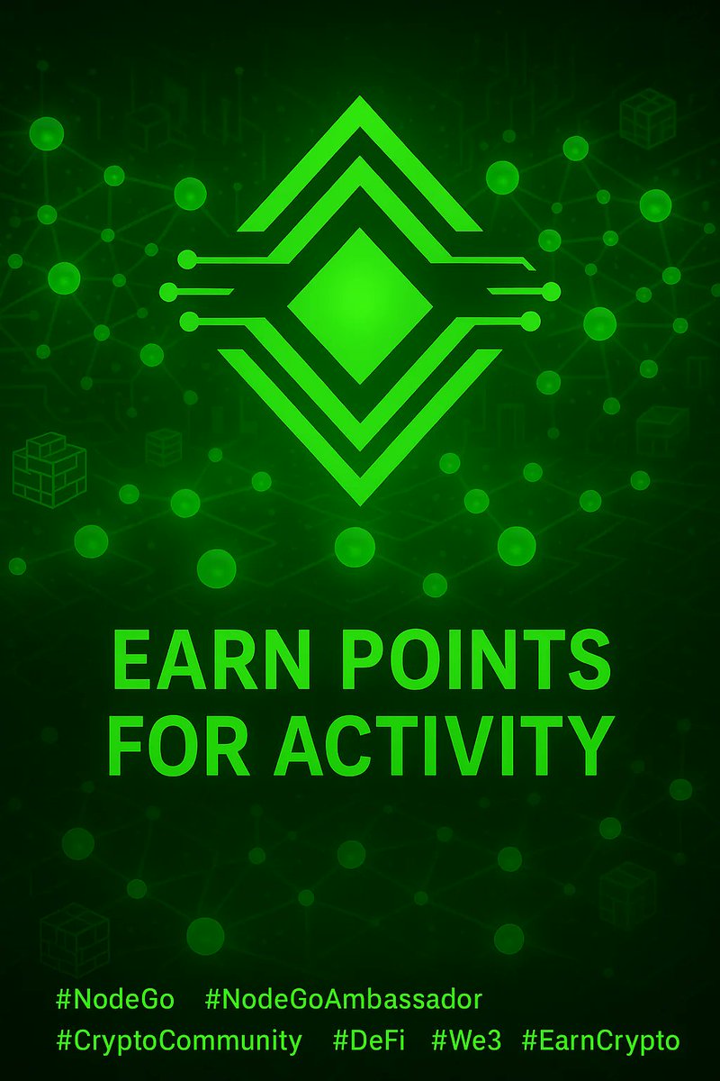 tommystacks327's tweet photo. Showing up and being real on Twitter & Discord with @NodeGoAI and you can actually earn points for that.
You donโt need bots. You donโt need to fake it. Just be active, be helpful and @NodeGoAI rewards that.
#NodeGo #NodeGoAmbassador #Discordpoints #TwitterPoints #RealUsers https://t.co/jxDumVU4QE