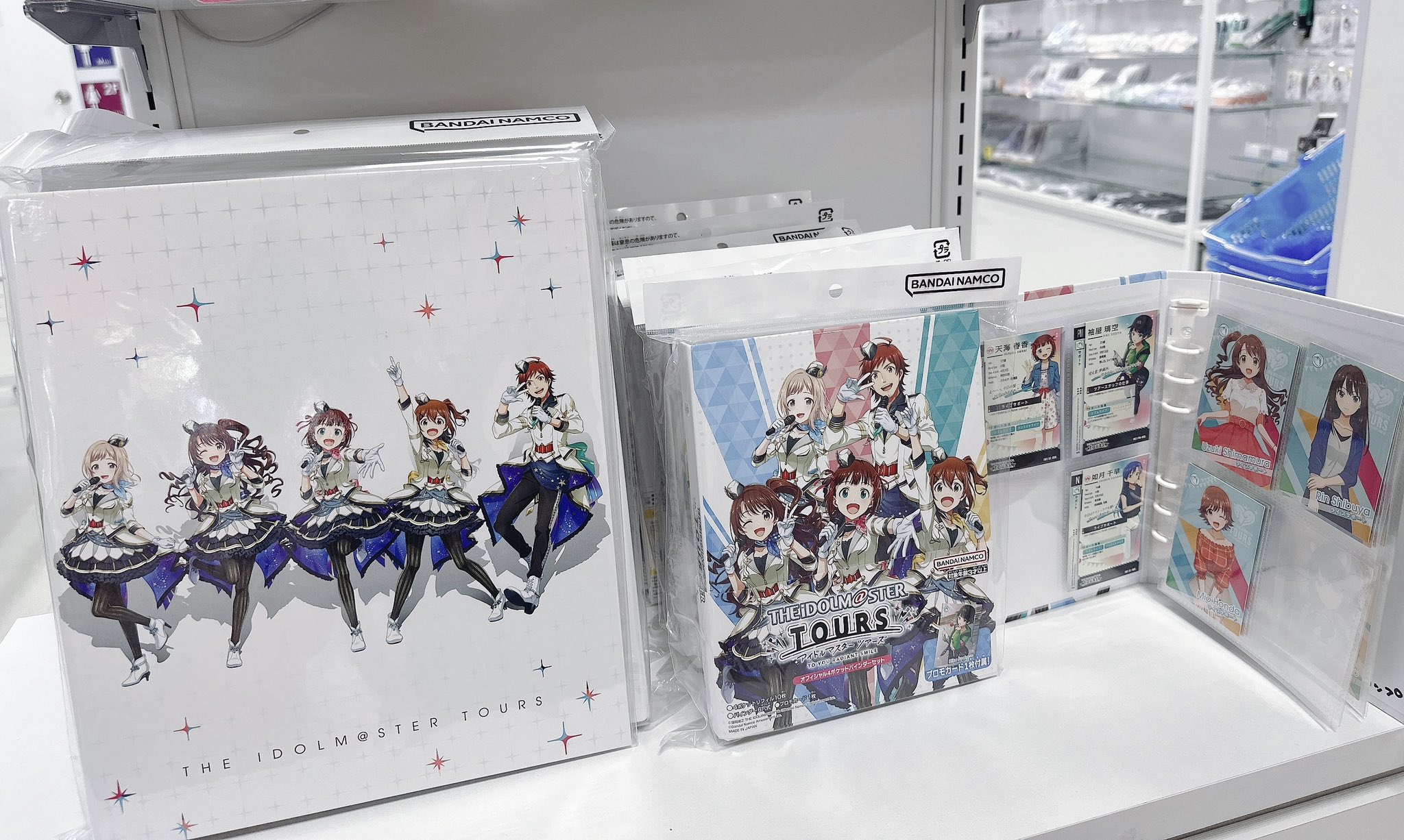 アイドルマスターツアーズ　オフィシャル4ポケバインダー（プロモ無し）+スリーブ アイドルマスター アイドルマスターTOURSオフィシャル4ポケット