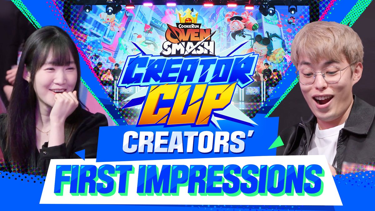 [WORLD EXCLUSIVE] CookieRun: OvenSmash! Top Creators' First Impressions have arrived! 
youtu.be/scmghajMwo4

We invited gaming's biggest names to the world's FIRST hands-on experience! Watch their genuine reactions and hear their unfiltered thoughts in this exclusive