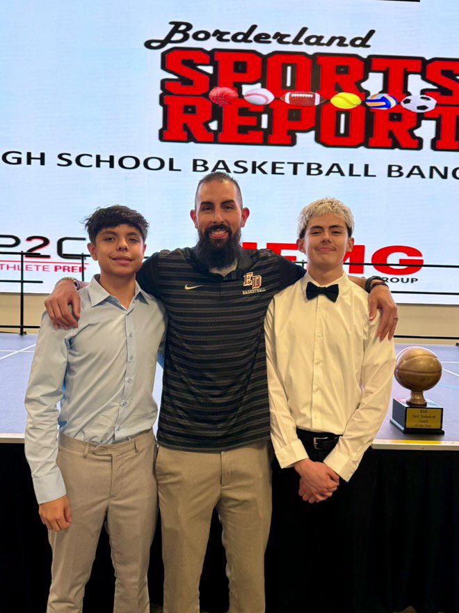 Justin Avalos (@coachavalosedhs) on Twitter photo I had a blast at the <a href="/EPSports915/">Borderland Sports</a> <a href="/FieldhouseSpor1/">Fieldhouse Sports & Entertainment Network</a> basketball banquet. Congrats to <a href="/JacobV2027/">Jacob Villalobos</a> at receiving Honorable Mention All City and <a href="/Adrian_Rdrgz/">Adrian Rodriguez</a> for being selected to the rising stars game! #AWTWD
The future is bright at the EMPIRE! 🔺 I had a blast at the <a href="/EPSports915/">Borderland Sports</a> <a href="/FieldhouseSpor1/">Fieldhouse Sports & Entertainment Network</a> basketball banquet. Congrats to <a href="/JacobV2027/">Jacob Villalobos</a> at receiving Honorable Mention All City and <a href="/Adrian_Rdrgz/">Adrian Rodriguez</a> for being selected to the rising stars game! #AWTWD
The future is bright at the EMPIRE! 🔺