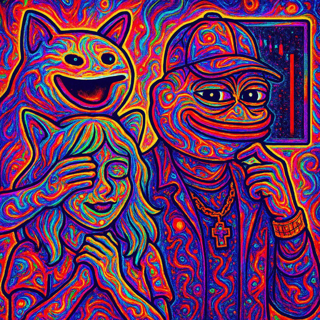 I get high with a lil help from my friends...