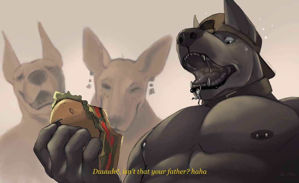 Taylor_Loup's tweet photo. Seems my dad should be more careful when helping Ketzaly to prepare my lunch before school 🫣 

Patreon released a plus story written by Delan3 on fa: 

https://t.co/BChnRG6DHs https://t.co/SBxpmwISzE