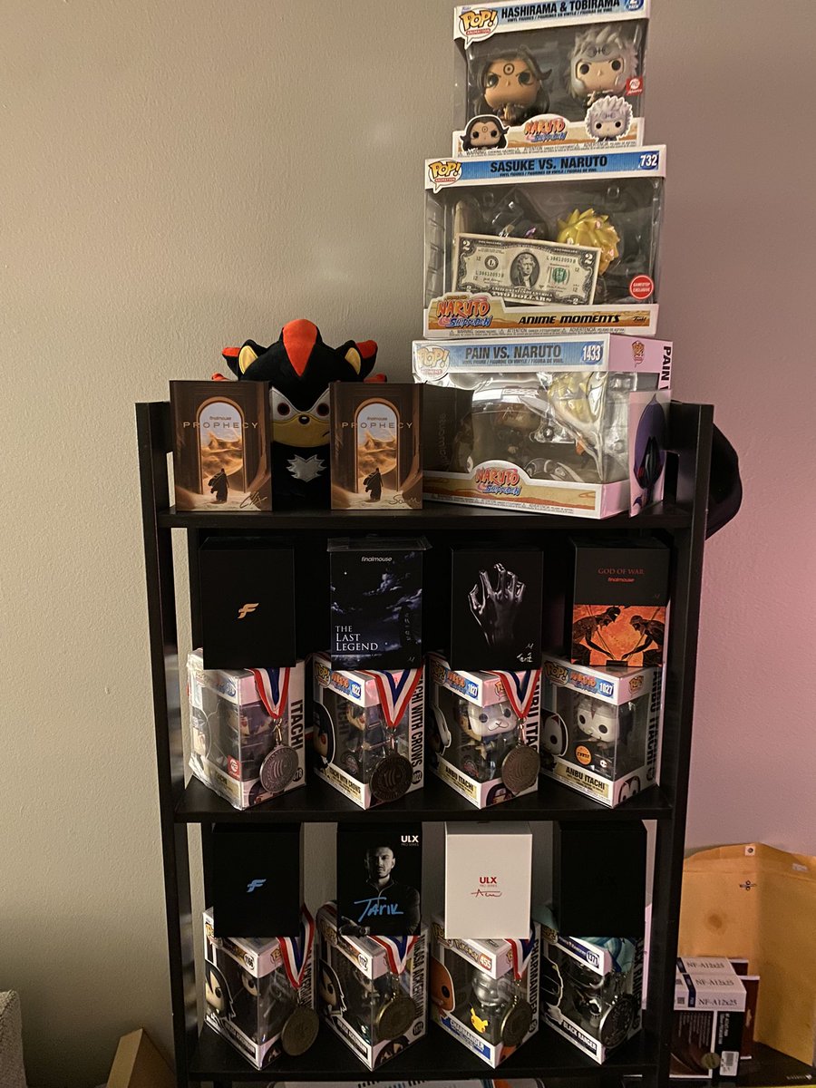 UBadBoyyyy's tweet photo. Need some more Funkos to go with my new mice now. Little update. My two Prophecy have come. 🙏🏼 @finalmouse 
Next is the Centerpiece! https://t.co/XFa4Dn7wAk