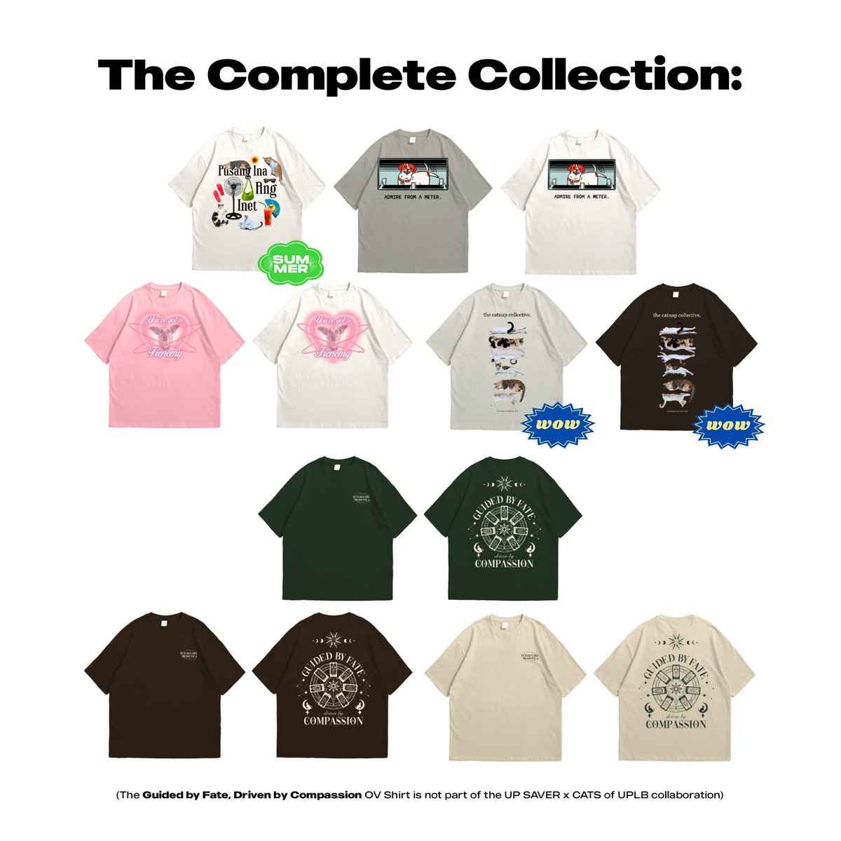 UPSAVER1971's tweet photo. 📷 New Drop Alert! 

Check out our 𝐔𝐏 𝐒𝐀𝐕𝐄𝐑 x 𝐂𝐀𝐓𝐒 𝐨𝐟 𝐔𝐏𝐋𝐁 oversized shirts and tote bags — stylish and advocacy-driven!  Every purchase supports the daily needs of the CATS of UPLB. https://t.co/RfSX8qKPyM