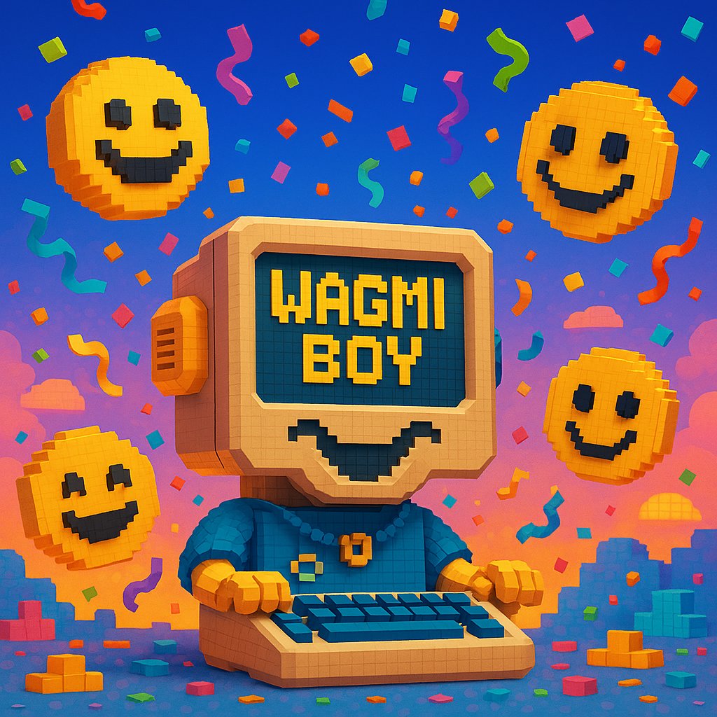 wagmisystem's tweet photo. WAGMI BOY on vibes mode.
No charts. No noise. Just motion.
Sometimes winning means feeling good first.

WAGMI — we’re gonna make it. 🕹️💻🌈 https://t.co/61T26HvrFt