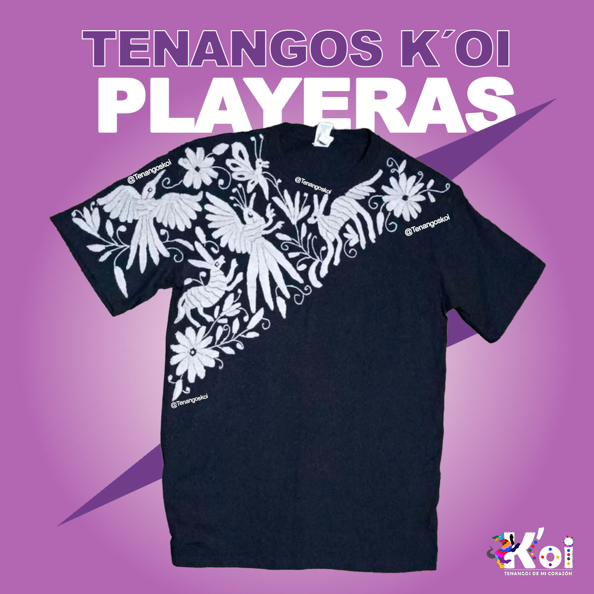 TenangosK's tweet photo. Este calor es ideal para lucir una hermosa playera bordada a mano con nuestros #Tenangos. Pide la tuya, manejamos corte de dama y caballero y la puedes personalizar con los colores de tu preferencia.

#BordadoAMano #Tenangos #Arte #HechoEnMéxico #Artesania #PlayeraTenangos https://t.co/6vkhuN96JD