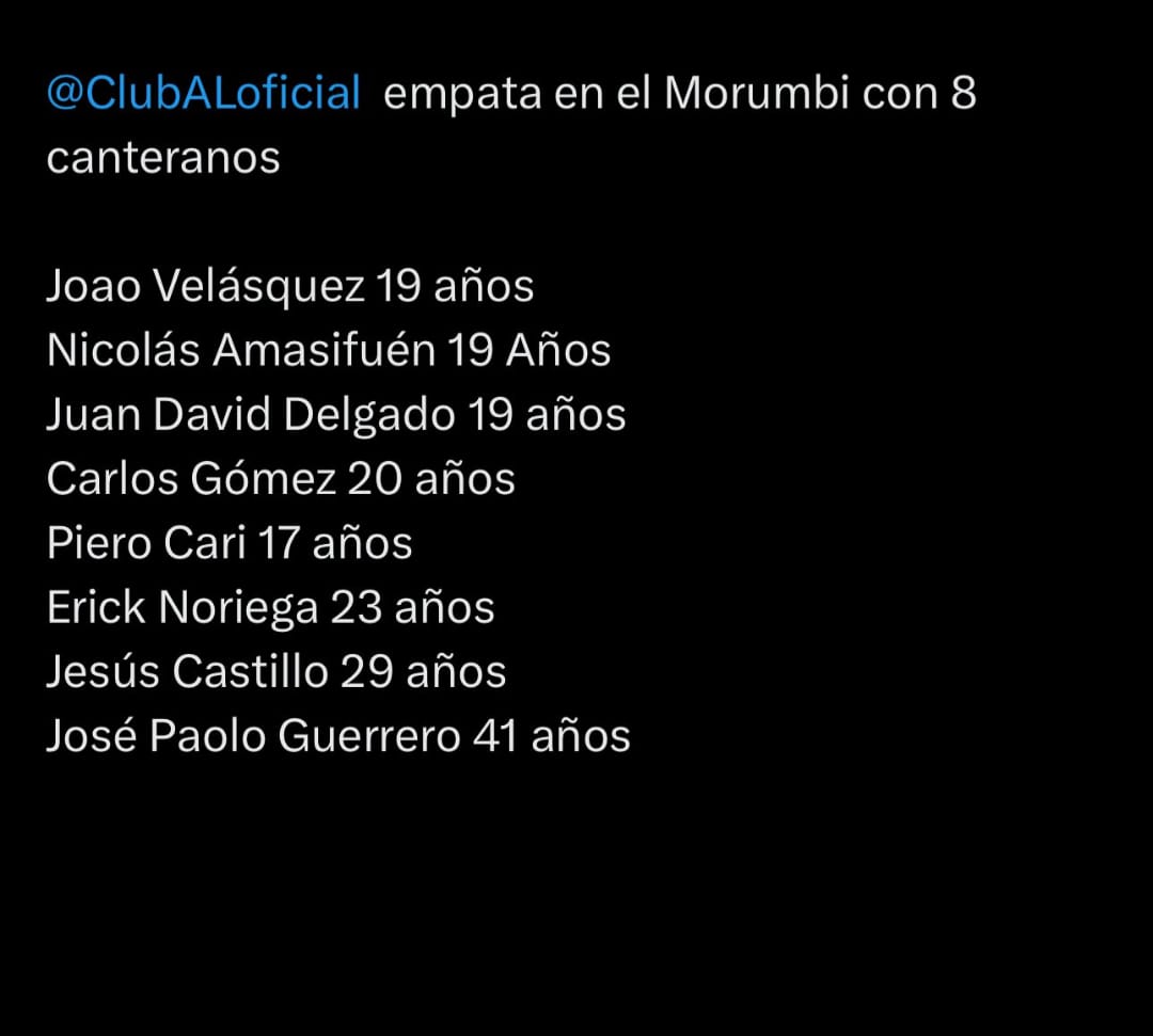 Esto es ALIANZA LIMA..
