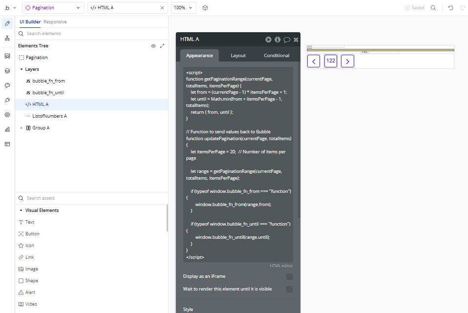 BolawoleCaleb's tweet photo. "You can't paginate tables"...hold my beer🍺

By the power of JavaScript, you can
Format the table - (your data source:items from:(#⃣):items until(#⃣)

Create a reuseable element, add an HTML for your script  and Viola✨

It can be used wherever. Just pass it your list of data✅ https://t.co/LILRBUFvS1