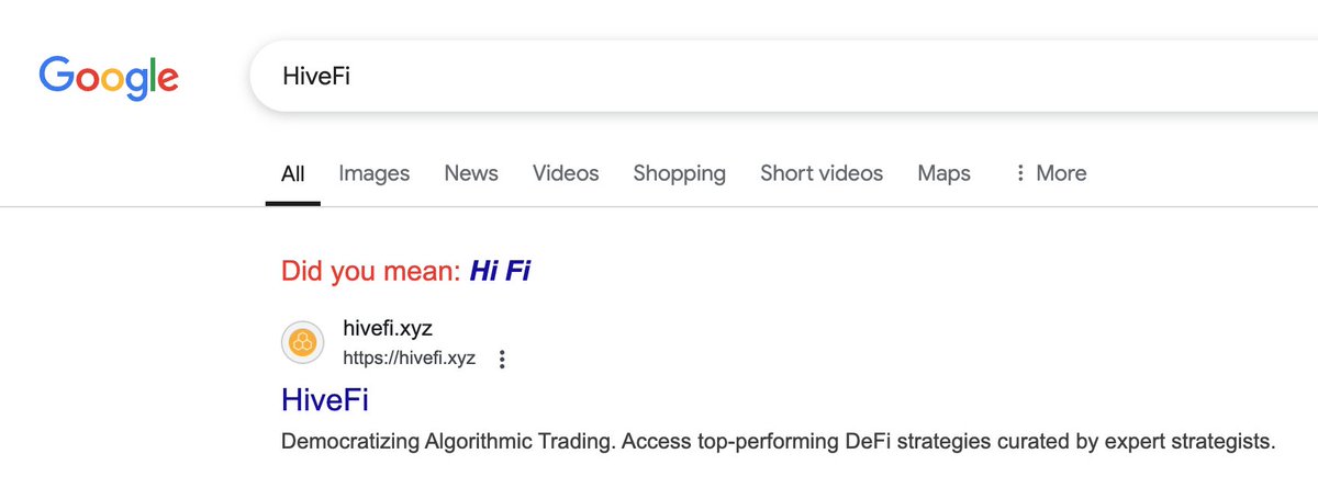 Hivefi_X's tweet photo. Half a day after launch and we’re already ranking at the top of Google search 🔍
Huge thanks to everyone who’s checked out the HiveFi landing page 🙌
Your support means everything 🐝
👉 https://t.co/jsjsfiUEPX
#Solana #DeFi #HiveFi #BreakOut #Colosseum https://t.co/KpK9TOm3fG
