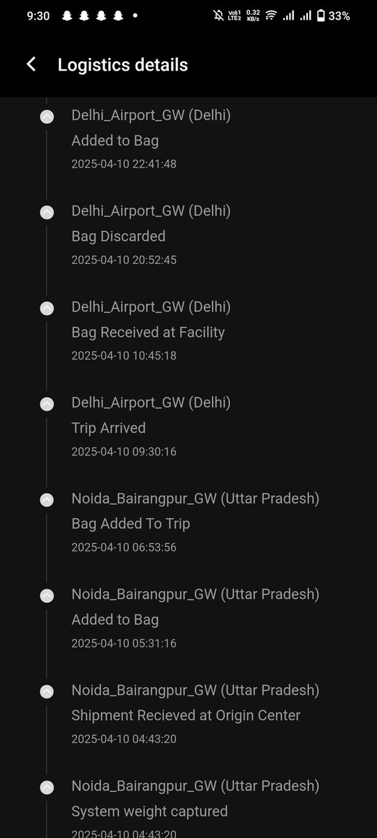 amanutkarsh13's tweet image. @delhivery 
Can someone please explain what's going on with my package? It's being added and removed from bags repeatedly at Delhi_Airport_OT within minutes. Why the loop? This is confusing and causing delays. Kindly resolve this ASAP!
#Delhivery #LogisticsIssue
