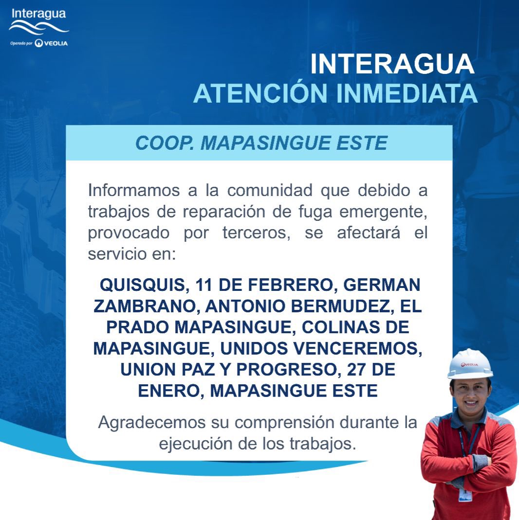Interagua C. Ltda tweet media
