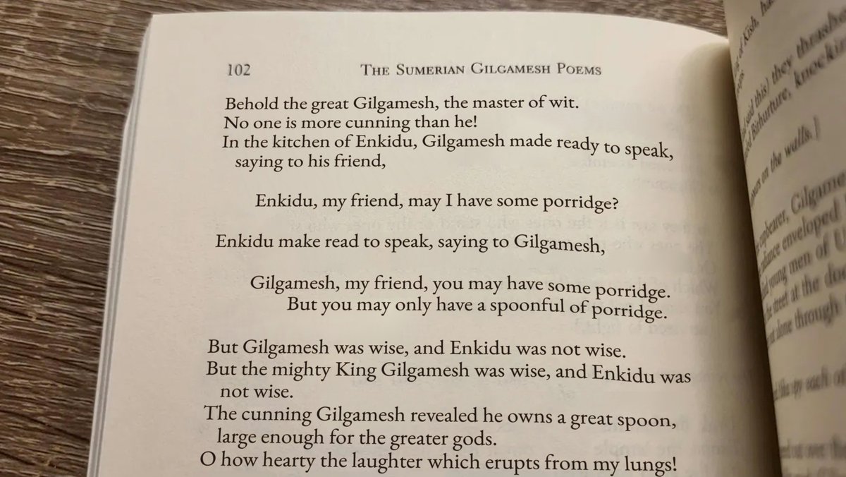 Picked up the Epic of Gilgamesh recently. Really like the bonus poems at the end.