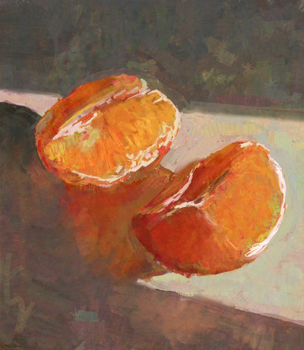 Something new 🎨🖌🤍

#procreate #digitalart #artistsontwitter #ethereal #イラスト #落書き #オレンジ #タンジェリン