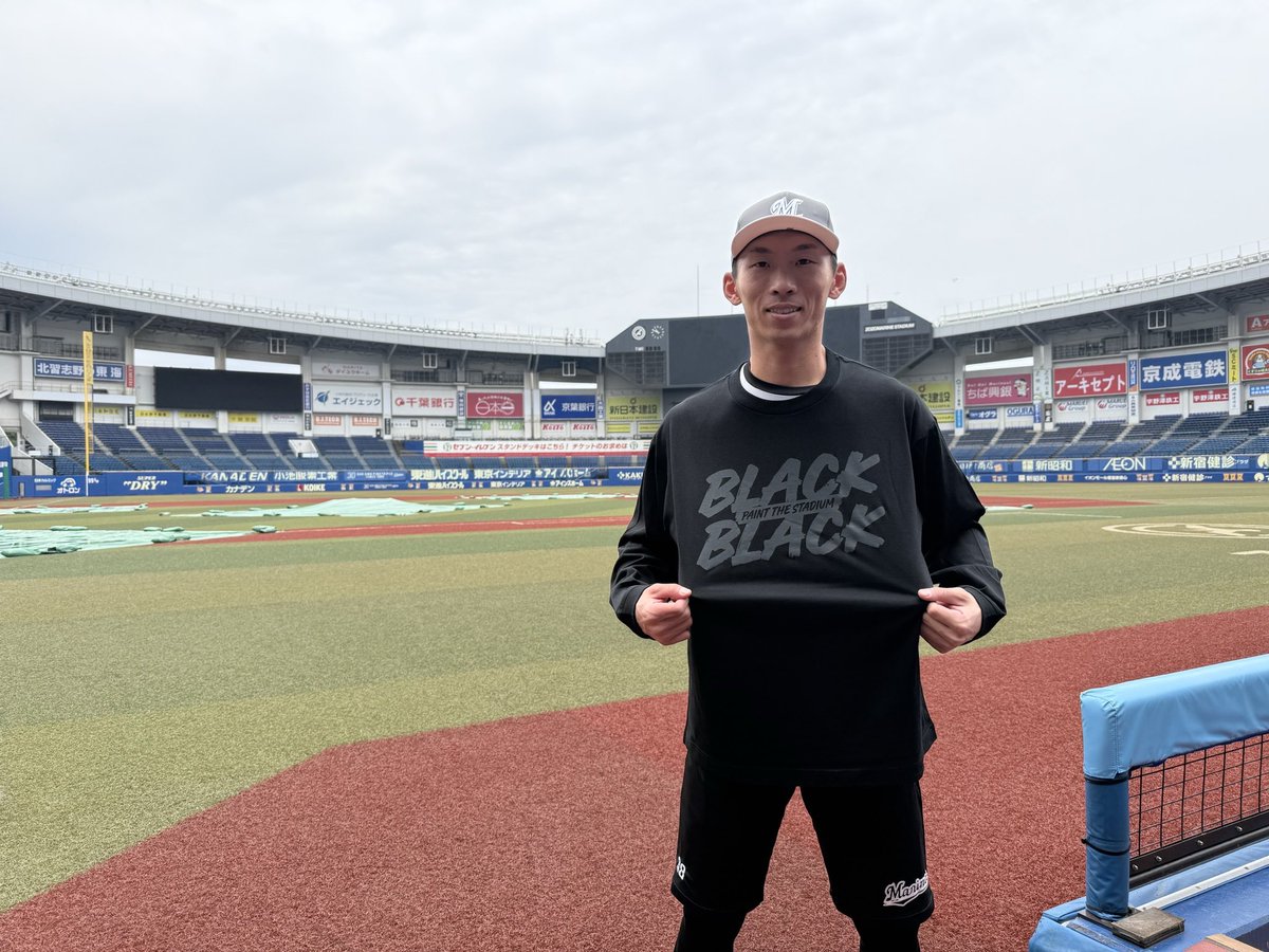 本日からのホークス3連戦で「BLACK BLACK」を開催！ ビジターの 