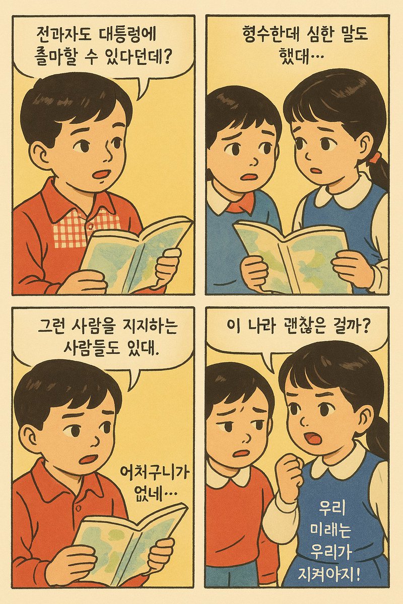 아이들도 안다.
저 버러지같은것들을