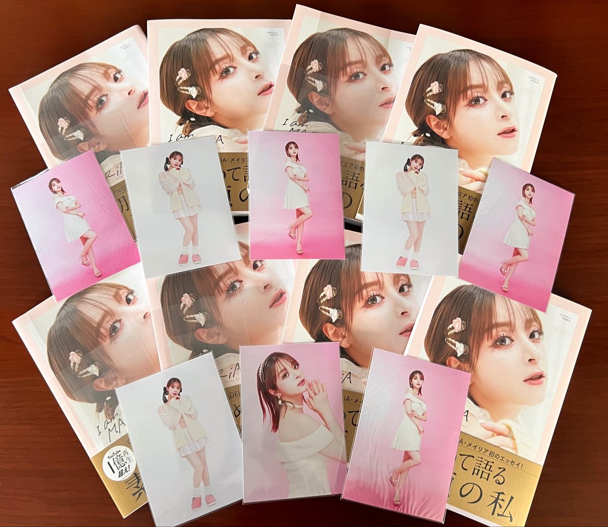 garnideliasaiko's tweet photo. ついにメイリアの自伝が届いた
予想以上に分厚くて、きっとすごく情熱を注いで書かれたんだろうな
文章も「MARiA 節」全開で、読んでるだけで自然とニヤけちゃうよ
特典と本の中の写真もどれも素敵だった
まだ現役なのに自伝を出したってことは…きっと第二弾も来るはず😁超楽しみにしてる❤️
#メイリア https://t.co/0uU3HuiAXz