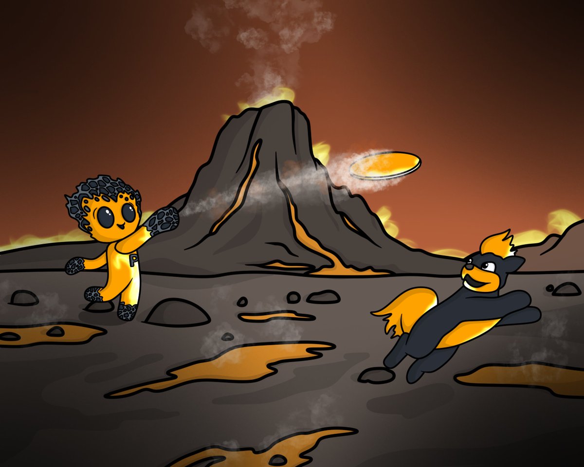 cryptonumpty's tweet photo. @blaze_stream 

bit of afternoon frisbee..

#MyPyro

p.s didn't realise this comp had ended 🤡
.. but enjoyed drawing it nonetheless https://t.co/OQX1XxlrfO