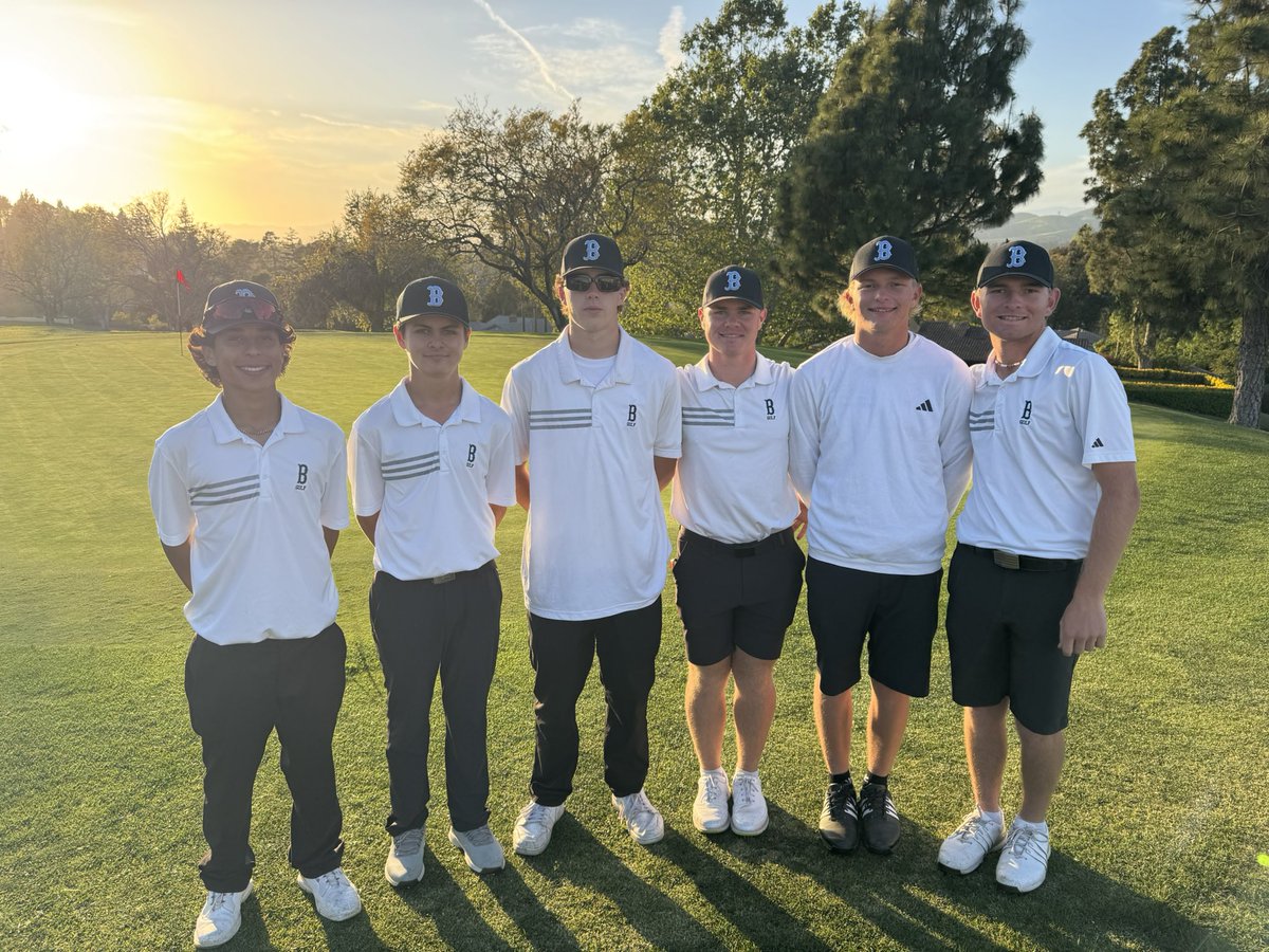 Final: Buena Golf ⛳️  Las Posas CC (Par 71)

Buena 377 
Rio Mesa 495

Brandon Anderson -2 (69) 🥇 
Brady McHenry (72) 🥈 
Adam Anderson (73) 🥉 
Marcus Grisales (81), 
Cayden Steinbock (84). 
Buena improves to 10-1 (3-1 league)
<a href="/vcspreps/">VCS Preps</a>