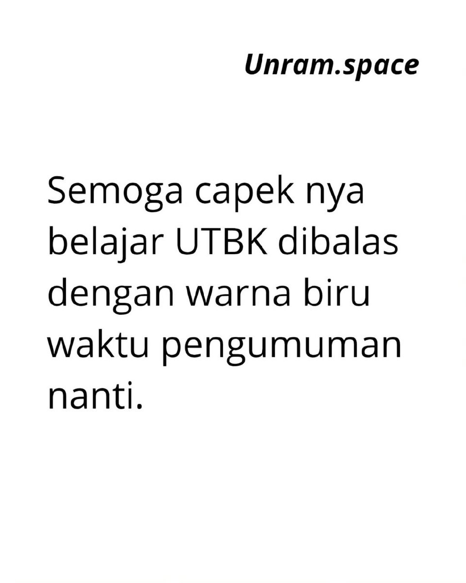 Semoga usaha kalian terbayarkan nanti🤲