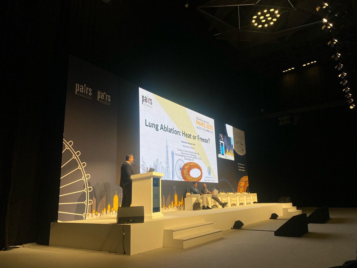 🎙️ Thought leadership in action.

Speaker: N. Nezami

#PAIRS2025 #LiveNow #InterventionalRadiology #MedicalConference #ExpertVoices #CMEAccredited