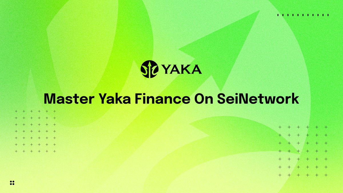 Yaka Finance: ve(3,3) Liquidity Hub on Sei Network This thread examines how Yaka  Finance leverages the ve(3,3) tokenomics model on @SeiNetwork to enhance  DeFi liquidity, incentivize participation, and drive ecosystem growth,  concluding
