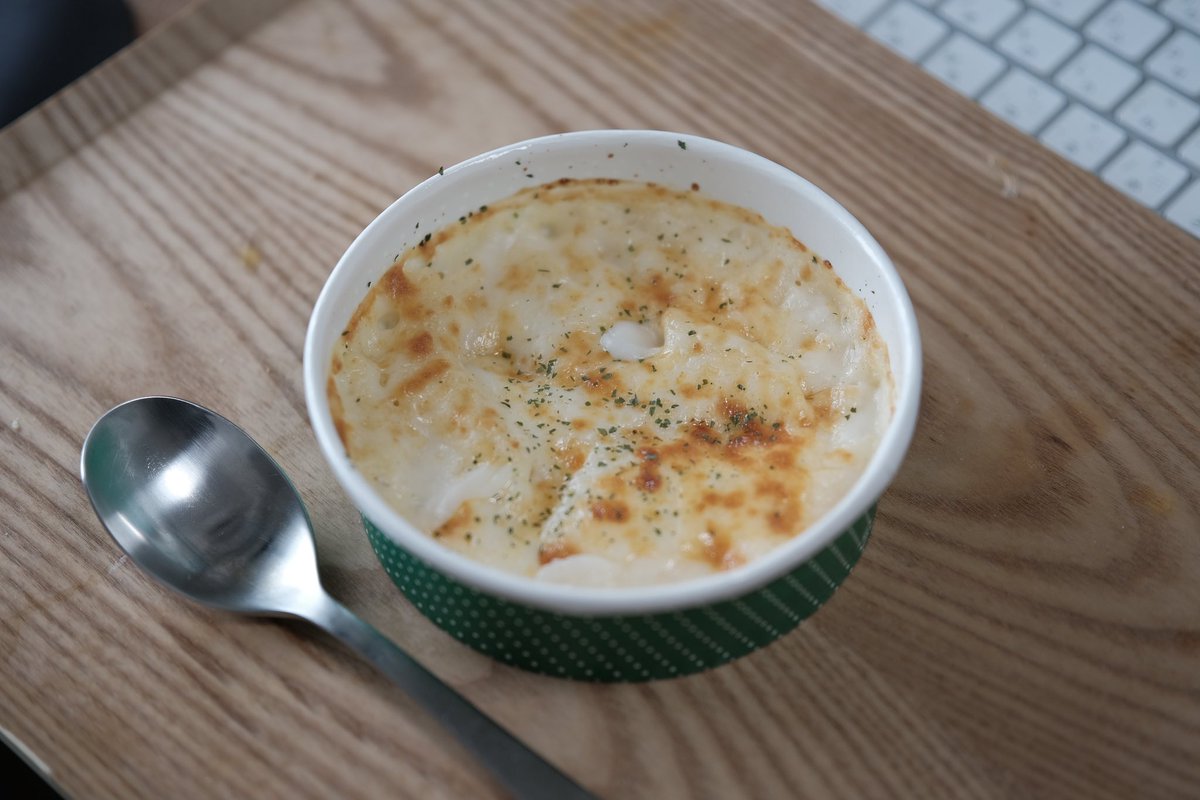 今日はグラタン。