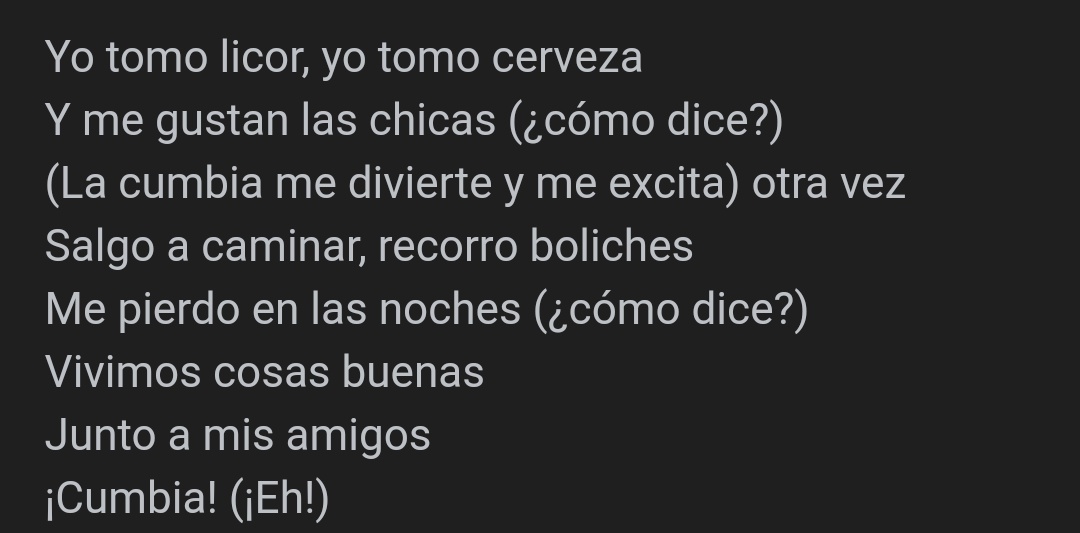 AlduuBorgo's tweet photo. La gente +35/40: "Ay la música de ahora es muy explicita, solo hablan de culos, tetas, coger y drogarse"
Also la misma gente en los 90' escuchando Amar Azul 
Wtf? https://t.co/4AB9G7PVwi