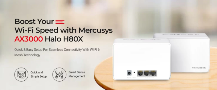 verizonlogin21's tweet photo. Just finished setting up the Mercusys AX3000 Halo H80X WiFi 6 Mesh—super straightforward thanks to this quick guide I found 👇
🔗 https://t.co/wTfq9AAyGU
If you're setting one up too, this might save you some time. #WiFi6 #MeshNetwork https://t.co/SMaOFF9MtF
