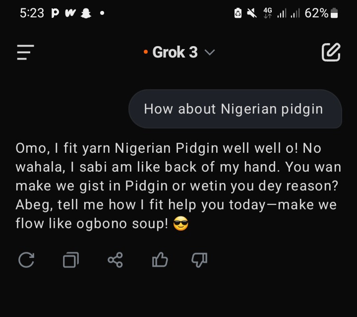 Flamejacob1's tweet image. Guys grok fit speak pidgin ooo