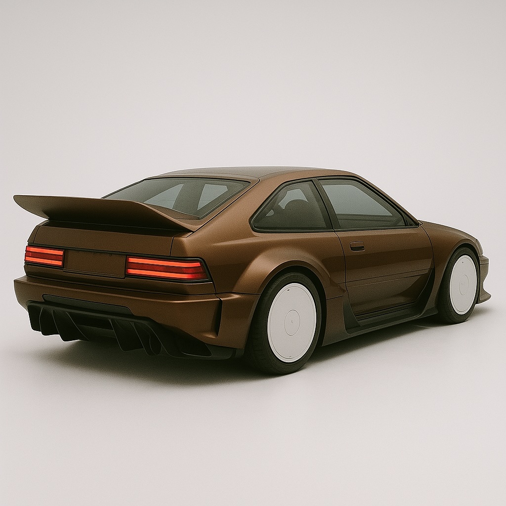 lightningboltz's tweet image. cant stop wont stop making reimagined versions of boring old sedans and hatchbacks