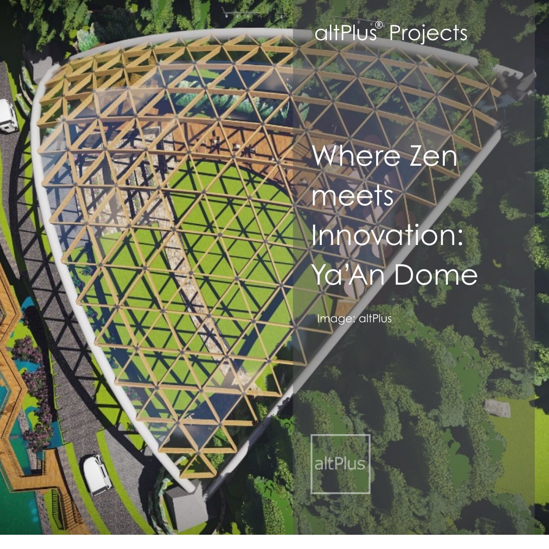 altPlus_Tech's tweet image. 🌿 Ya’An Dome blends Zen &amp;amp; Tea culture with bold bamboo innovation. Designed by altPlus, this unbuilt dome pushed global standards in engineered bamboo—light, strong, and sustainable. 

🔍Learn more: altplus.xyz/post/breathing…