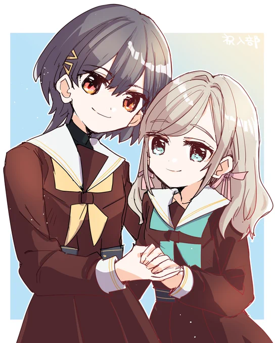セラスと泉さん 入部めでたい!身長差17センチ #蓮ノ空美術部 