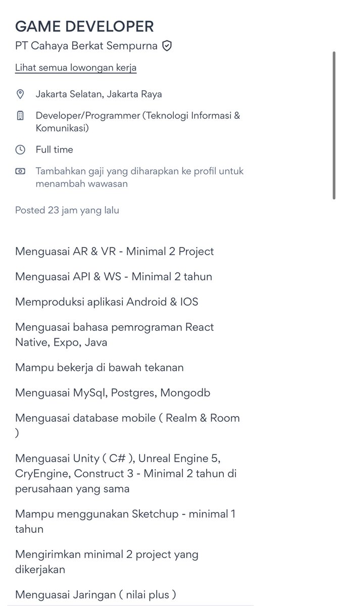 biticecreams's tweet photo. 1 orang dev = 1 departement https://t.co/721yjJzEC5
