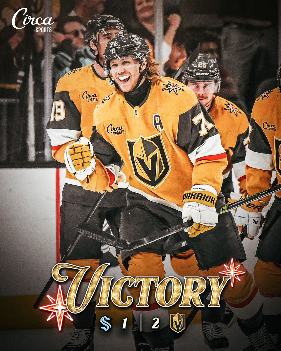GoldenKnights's tweet photo. GREAT EFFORT TO GET IT DONE 🙌

#VegasBorn | #TheGoldenAge https://t.co/BFYJw7Zo9Z