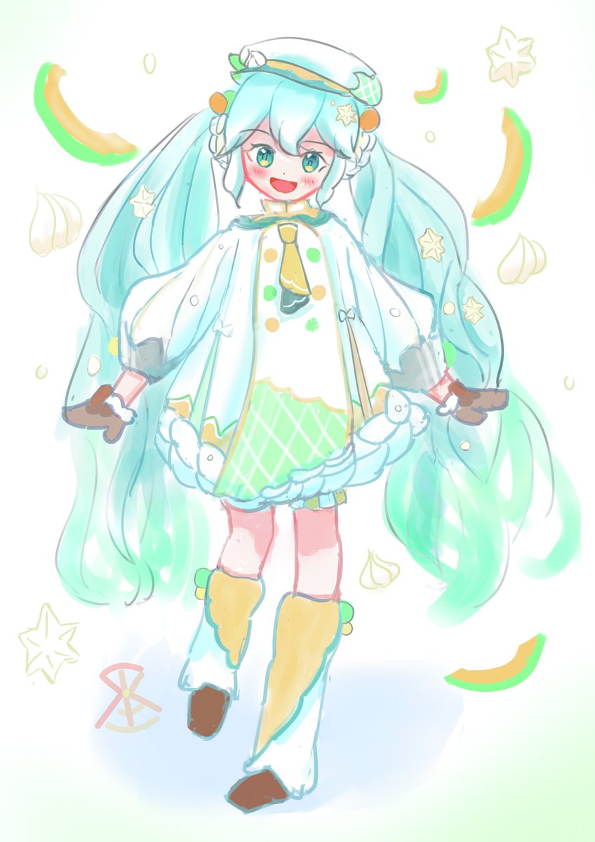 #雪ミク2026 #雪ミク 
そしでmgrさんのメロンちゃん！