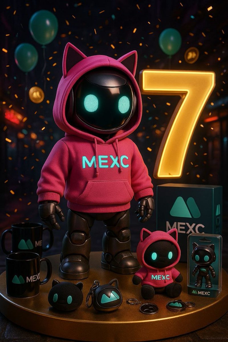 amibt2's tweet photo. here is my entry for the #MEXC 7th Anniversary AI Mascot contest, celebrating 7 years of innovation in Web3!  #Celebra7eMEXC @MEXC_Official
 @MEXC_Listings https://t.co/Hi2mgy7JJF