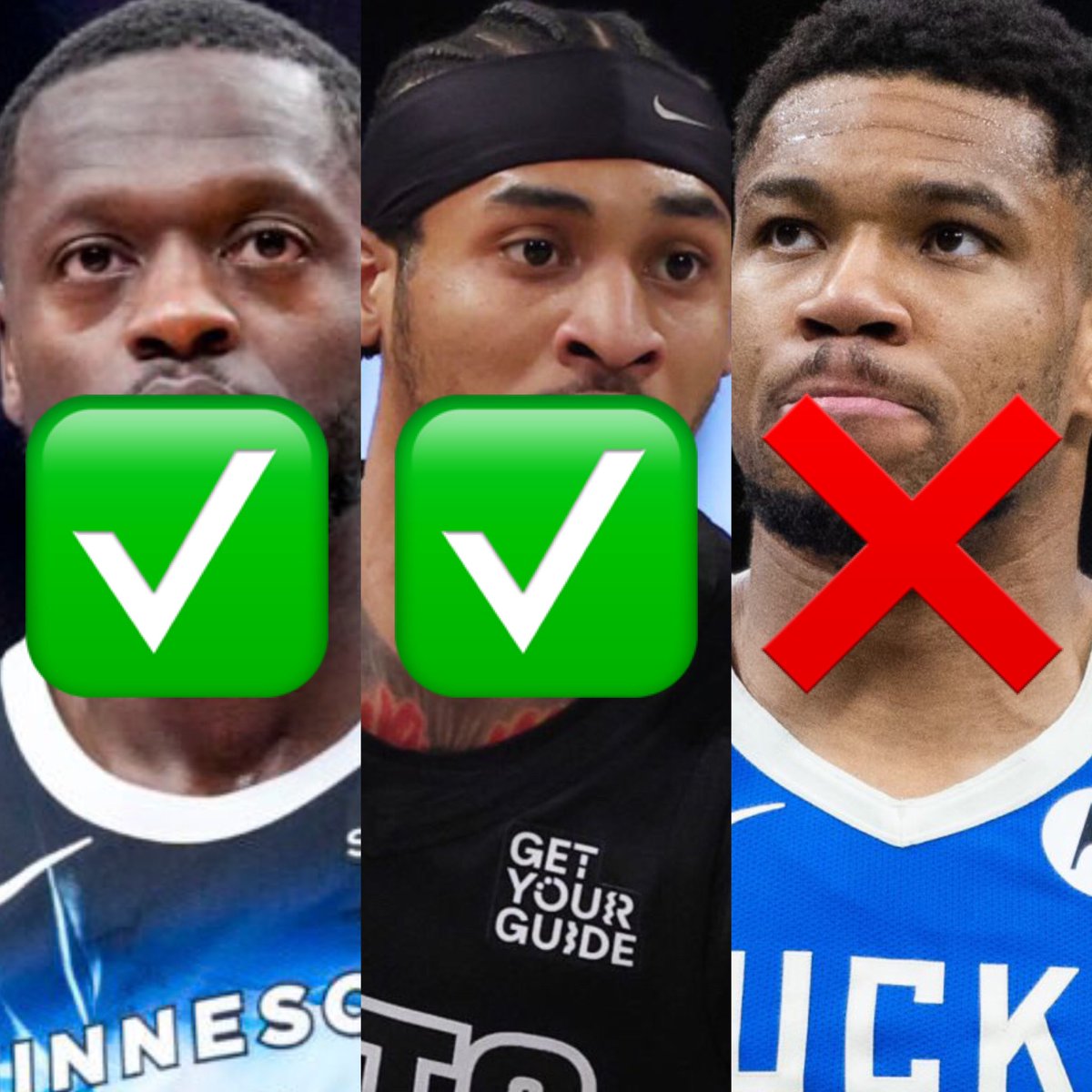 NBA Recap (April 10th)

Julius Randle Over 11.5 Reb + Ast✅
Keon Johnson Over 1.5 Threes Made✅
Giannis Antetokounmpo Over 28.5 Points🪝 (28)

NICE BOUNCE BACK. LET’S COOK TMRW!