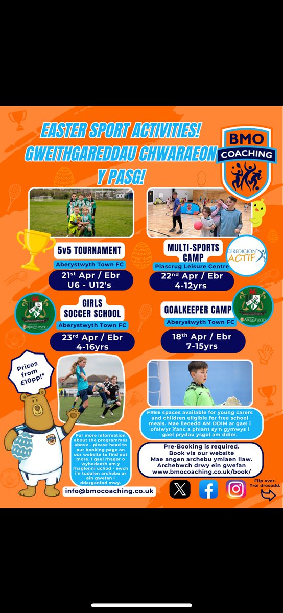 A busy few weeks for <a href="/BmoCoaching/">BMO Coaching</a> will you be joining him? Get in touch with Bryn for more information or to book. 👍