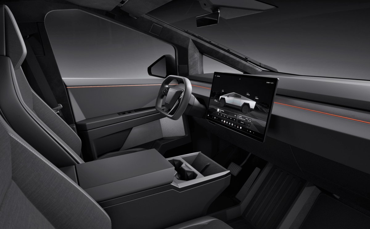 🔥📐 Tesla has launched the Cybertruck Long Range RWD in the US!

Priced at $69,990 and eligible for the $7,500 tax credit

Deliveries start in June 2025.

Specs:
• Range: 350 mi / 563 km
• 0-60mph: 6.2s
• Weight: 6,118 lbs / 2,775 kg
• Cargo: 119.5 cu.ft / 3,385 L
• Top