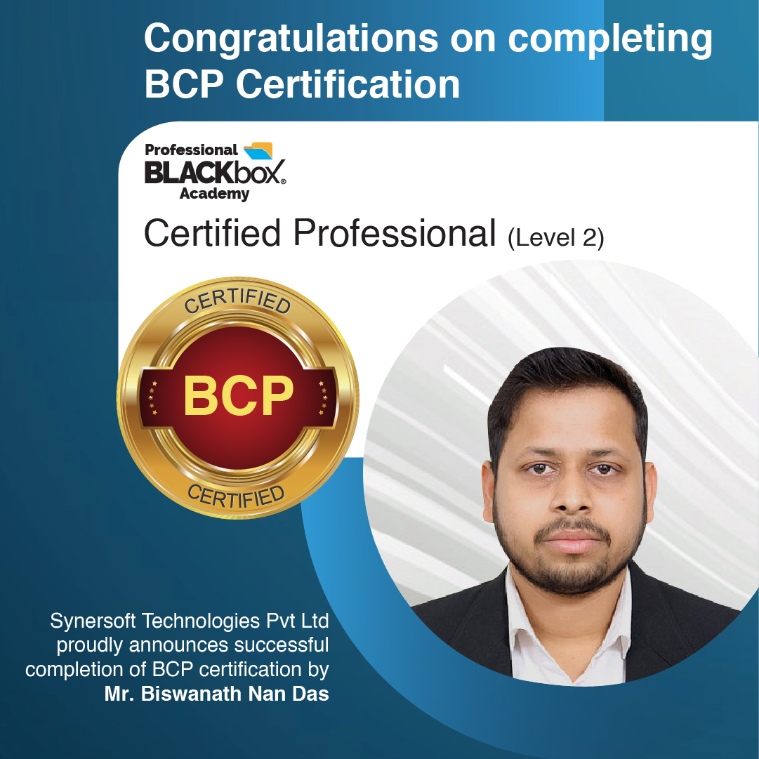BLACKbox_Forum's tweet photo. ๐ Congratulations to Biswanath Das on clearing BLACKbox Certified Professional (BCP) Level 2!
Your dedication and commitment to mastering IT implementation and cybersecurity are truly commendable.
#BCPCertification #Congratulations #Cybersecurity #BLACKboxCertified https://t.co/rwUScF8hJn