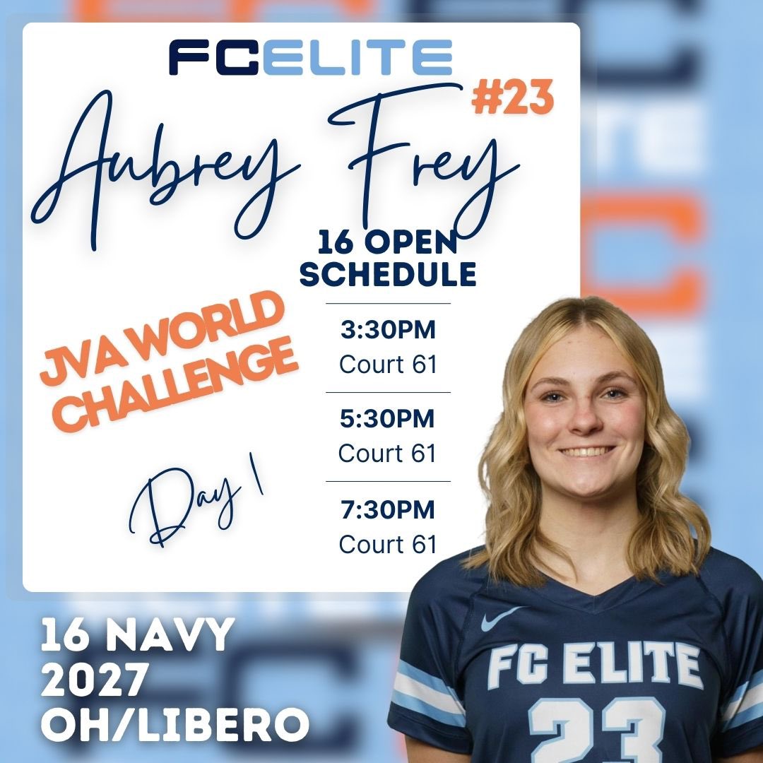 Looking forward to the JVA World Challenge!! Here we come Louisville!!